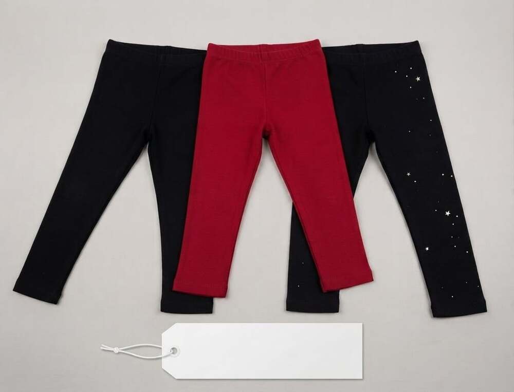 Cat & Jack and Kids Headquarters Toddler Girls Leggings Lot of 3 Size 3T